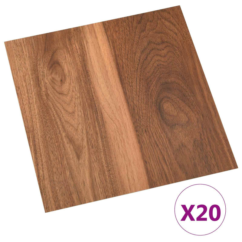 Samoprzylepne Deski Podłogowe 30,5 x 30,5 cm 20 pcs PVC