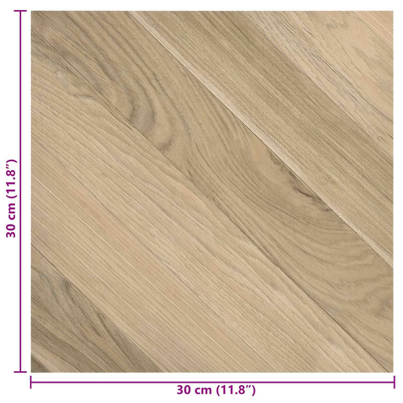 Samoprzylepne Deski Podłogowe 30,5 x 30,5 cm 20 pcs PVC