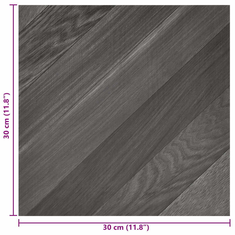 Samoprzylepne Deski Podłogowe 30,5 x 30,5 cm 20 pcs PVC