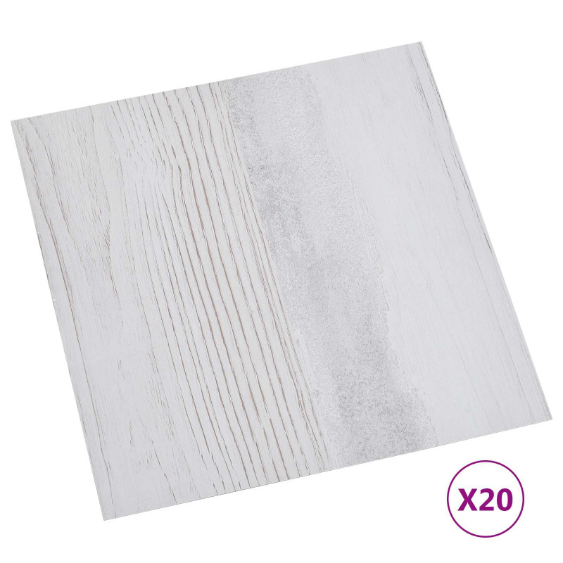 Samoprzylepne Deski Podłogowe 30,5 x 30,5 cm 20 pcs PVC