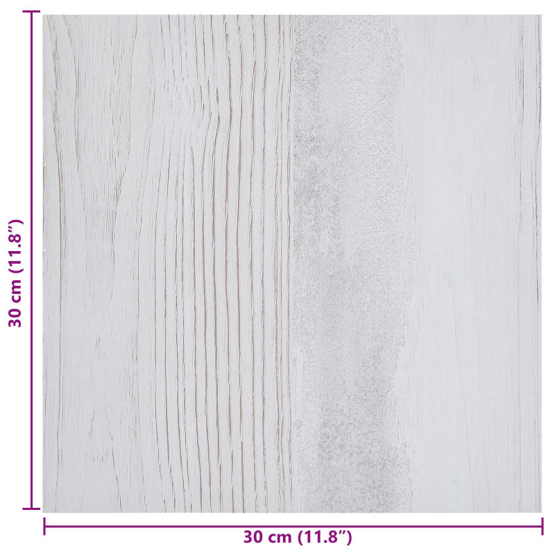 Samoprzylepne Deski Podłogowe 30,5 x 30,5 cm 20 pcs PVC