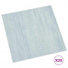 Samoprzylepne Deski Podłogowe 30,5 x 30,5 cm 20 pcs PVC zielony