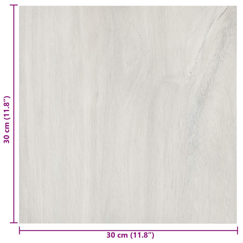 Samoprzylepne Deski Podłogowe 30,5 x 30,5 cm 20 pcs PVC