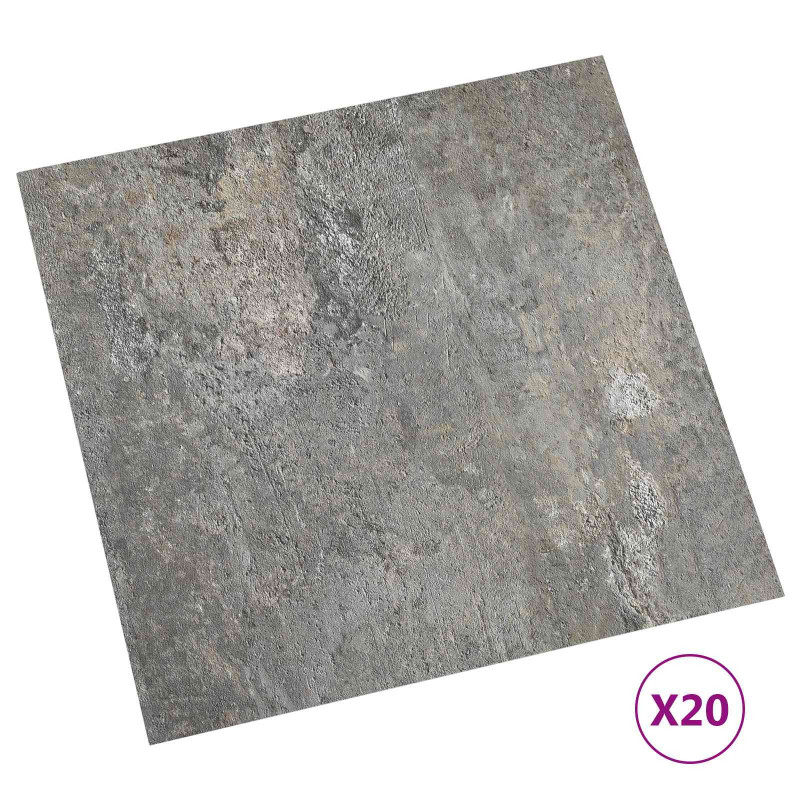 Samoprzylepne Deski Podłogowe 30,5 x 30,5 cm 20 pcs PVC Kamyki
