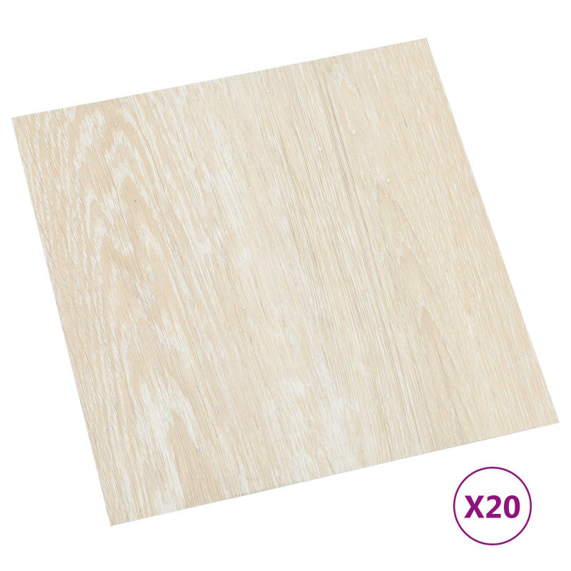 Samoprzylepne Deski Podłogowe 30,5 x 30,5 cm 20 pcs PVC