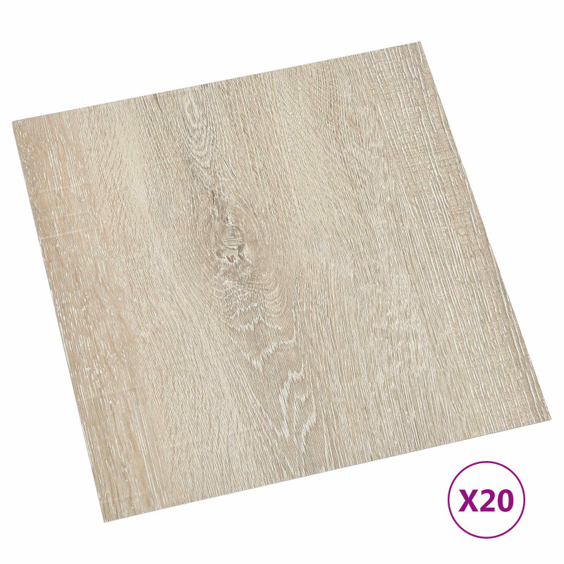 Samoprzylepne Deski Podłogowe 30,5 x 30,5 cm 20 pcs PVC