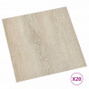 Samoprzylepne Deski Podłogowe 30,5 x 30,5 cm 20 pcs PVC
