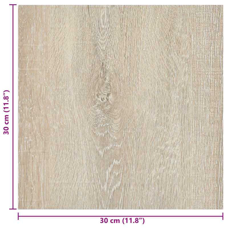 Samoprzylepne Deski Podłogowe 30,5 x 30,5 cm 20 pcs PVC
