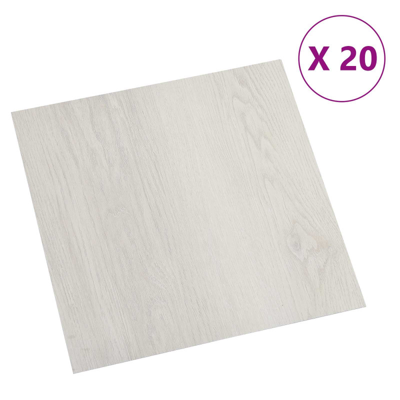 Samoprzylepne Deski Podłogowe 30,5 x 30,5 cm 20 pcs PVC