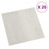 Samoprzylepne Deski Podłogowe 30,5 x 30,5 cm 20 pcs PVC