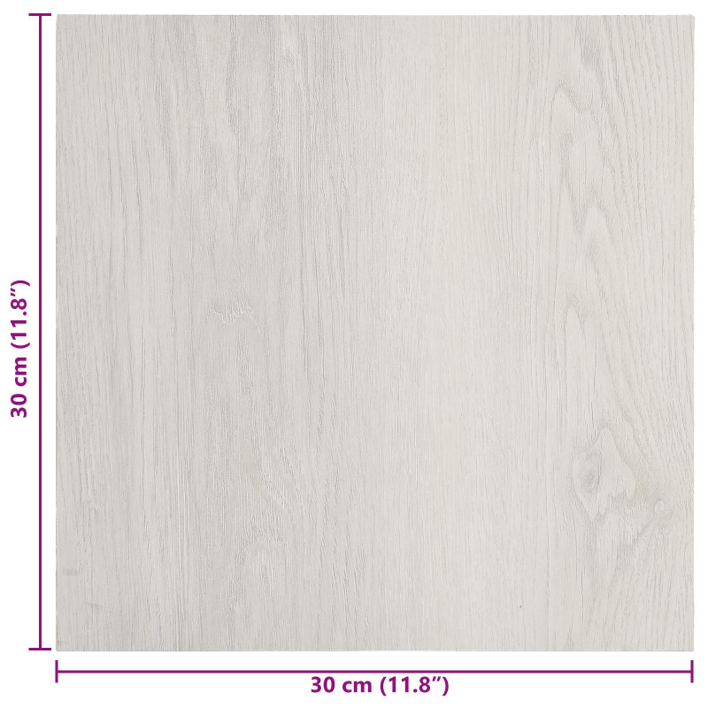 Samoprzylepne Deski Podłogowe 30,5 x 30,5 cm 20 pcs PVC