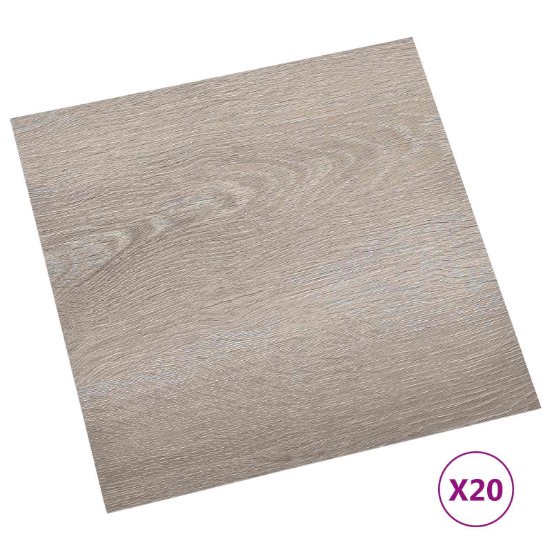 Samoprzylepne Deski Podłogowe 30,5 x 30,5 cm 20 pcs PVC