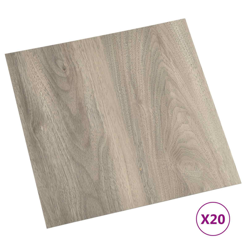 Samoprzylepne Deski Podłogowe 30,5 x 30,5 cm 20 pcs PVC