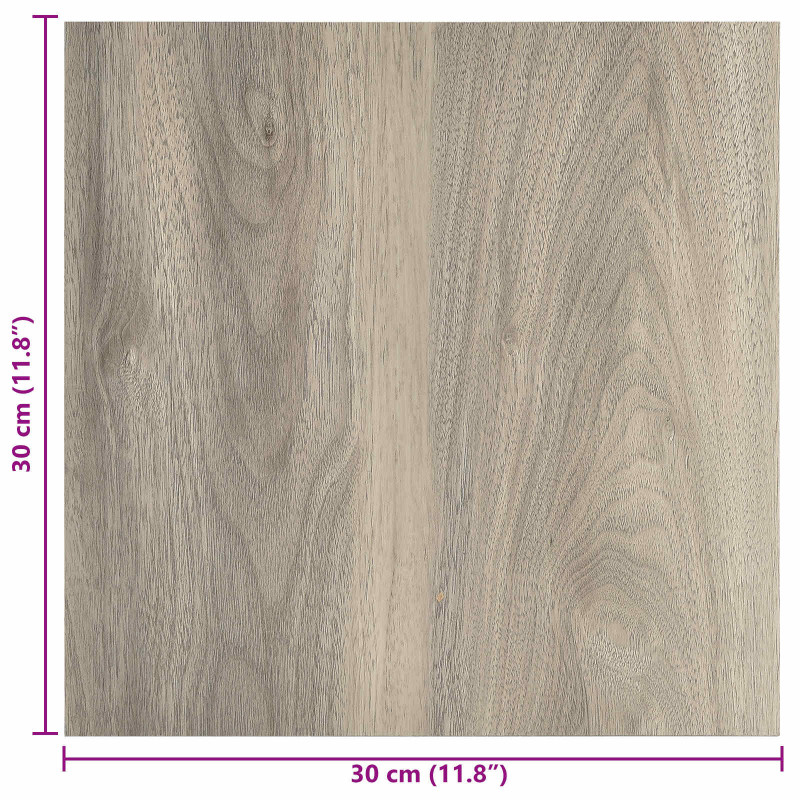Samoprzylepne Deski Podłogowe 30,5 x 30,5 cm 20 pcs PVC