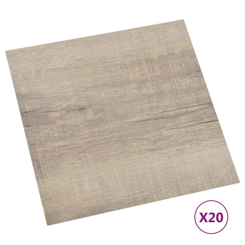 Samoprzylepne Deski Podłogowe 30,5 x 30,5 cm 20 pcs PVC
