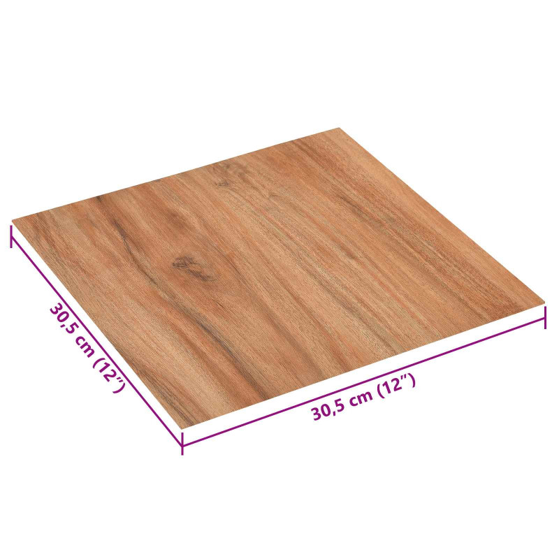 Samoprzylepne Deski Podłogowe 30,5 x 30,5 cm 20 pcs PVC
