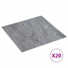 Samoprzylepne Deski Podłogowe 30,5 x 30,5 cm 20 pcs PVC