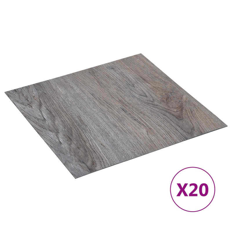 Samoprzylepne Deski Podłogowe 30,5 x 30,5 cm 20 pcs PVC