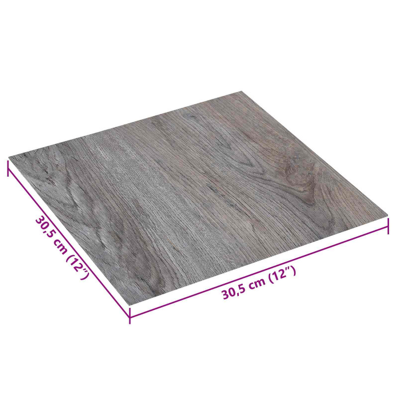 Samoprzylepne Deski Podłogowe 30,5 x 30,5 cm 20 pcs PVC