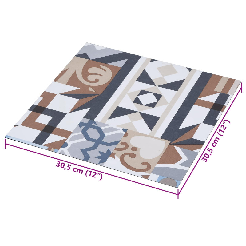 Samoprzylepne Deski Podłogowe 30,5 x 30,5 cm 20 pcs PVC