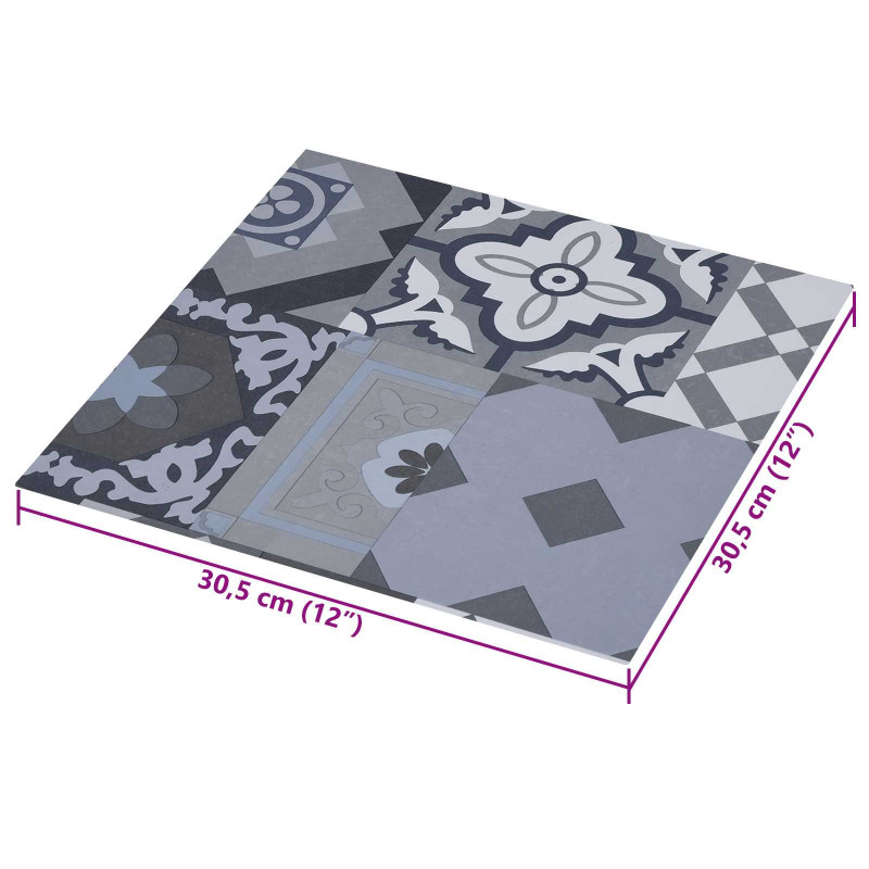 Samoprzylepne Deski Podłogowe 30,5 x 30,5 cm 20 pcs PVC