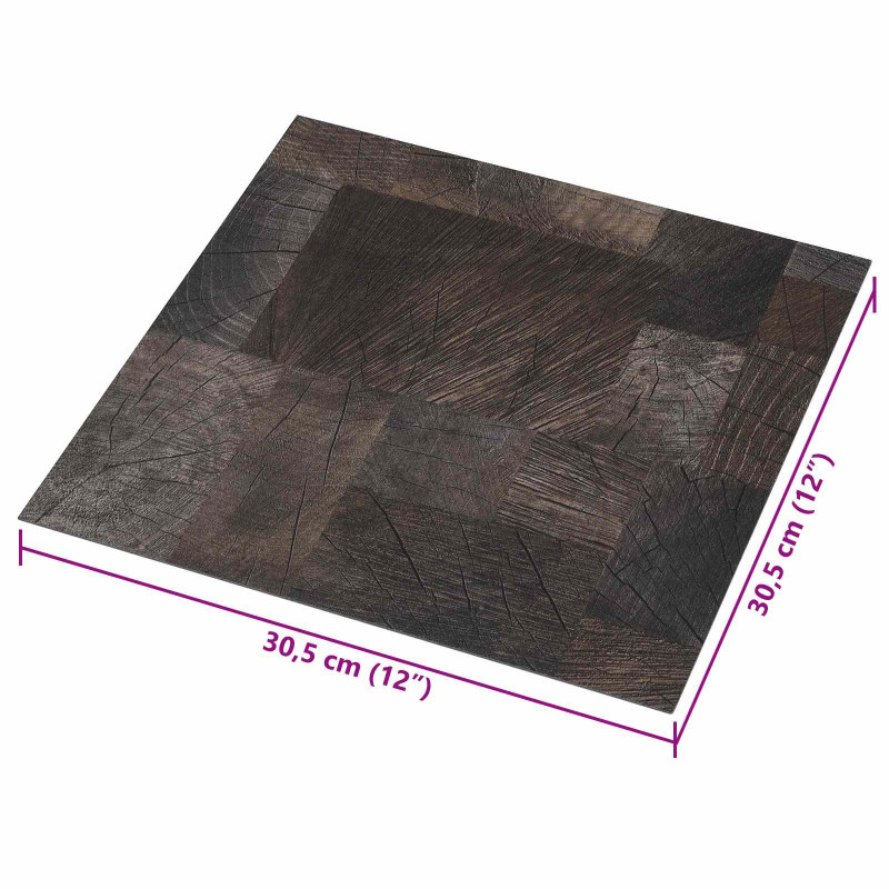 Samoprzylepne Deski Podłogowe 30,5 x 30,5 cm 20 pcs PVC