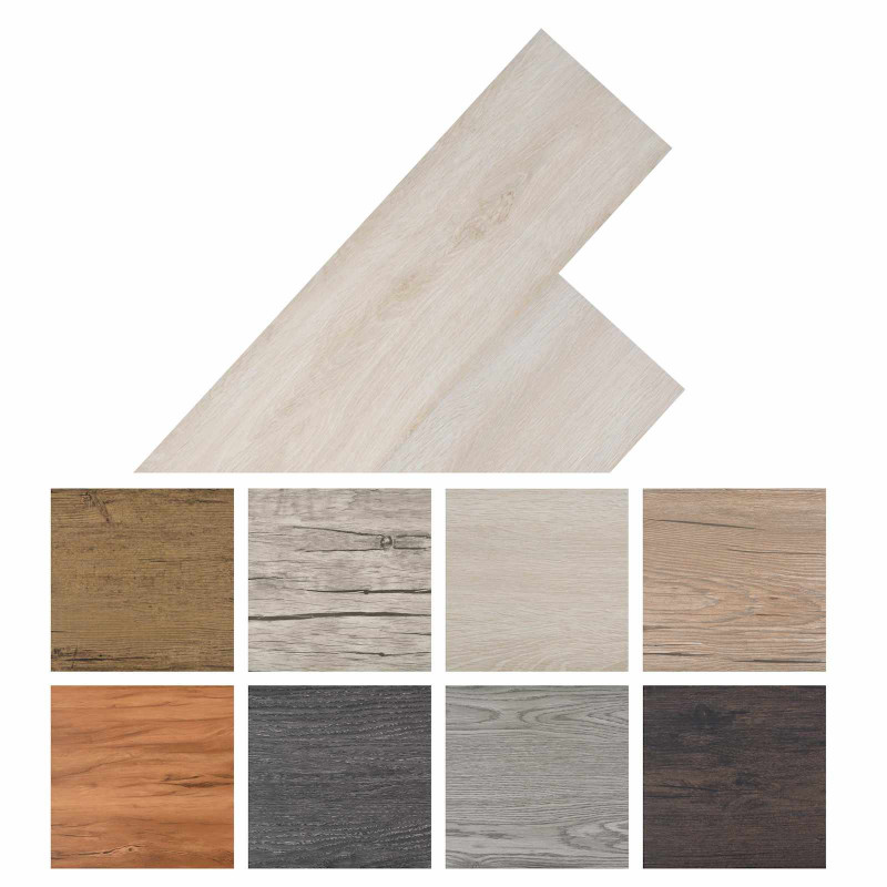 Samoprzylepne panele podłogowe PVC 30,5 x 61 cm 28 pcs PVC