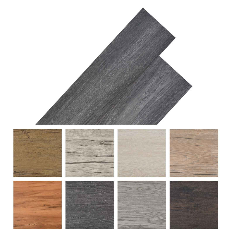 Samoprzylepne panele podłogowe PVC 30,5 x 61 cm 28 pcs PVC