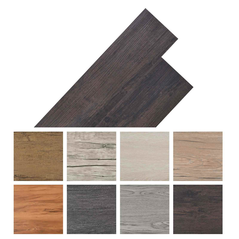 Samoprzylepne panele podłogowe PVC 30,5 x 61 cm 28 pcs PVC