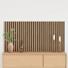 Panele ścienne 2 pcs naturalny 60,5 x 60 cm
