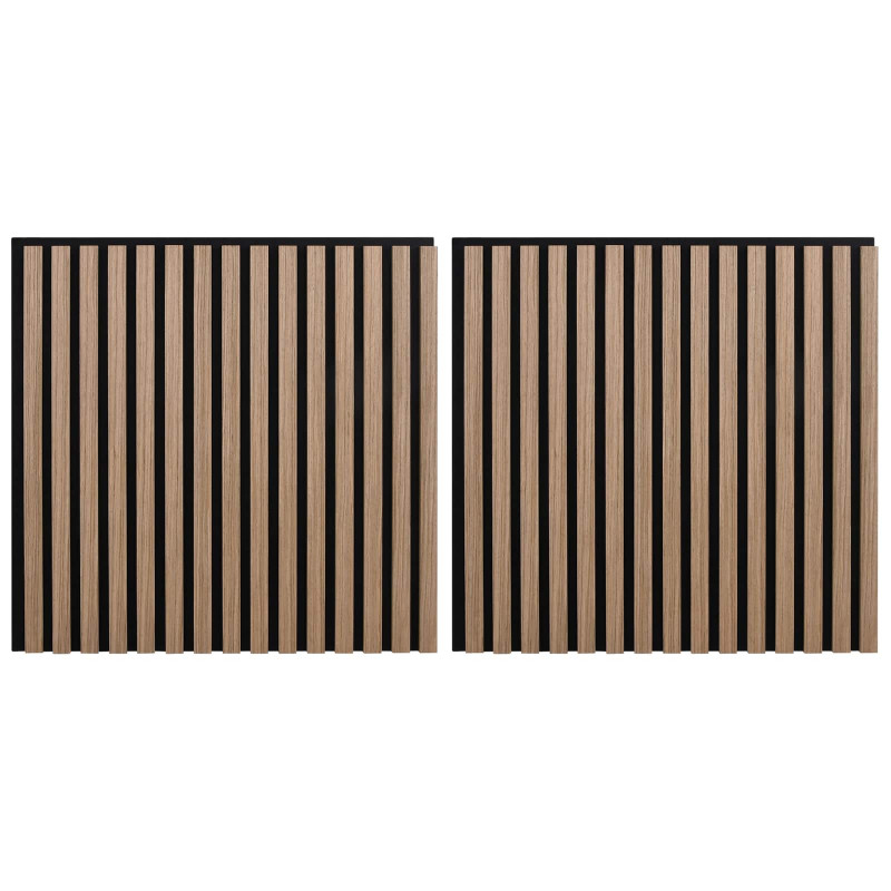 Panele ścienne 2 pcs brązowy 60,5 x 60 cm