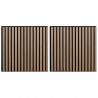 Panele ścienne 2 pcs brązowy 60,5 x 60 cm