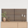 Panele ścienne 2 pcs brązowy 60,5 x 60 cm
