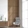 Panele ścienne 8 pcs naturalny 60,5 x 60 cm