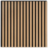Panele ścienne 8 pcs naturalny 60,5 x 60 cm