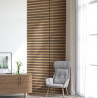 Panele ścienne 8 pcs naturalny 60,5 x 60 cm