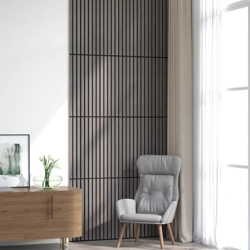 Panele ścienne 8 pcs Szary 60,5 x 60 cm