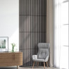 Panele ścienne 8 pcs Szary 60,5 x 60 cm