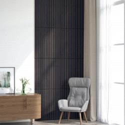 Panele ścienne 8 pcs antracytowy 60,5 x 60 cm
