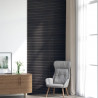 Panele ścienne 8 pcs antracytowy 60,5 x 60 cm