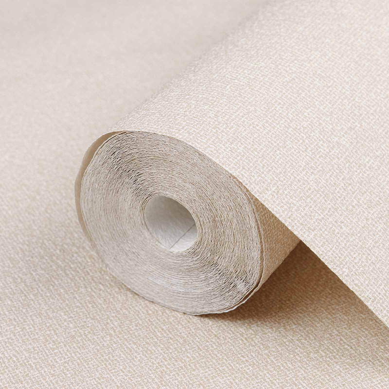 Tapeta 3D Solid Paski Beżowy 10 x 0,53 m Tkanina nienałożona