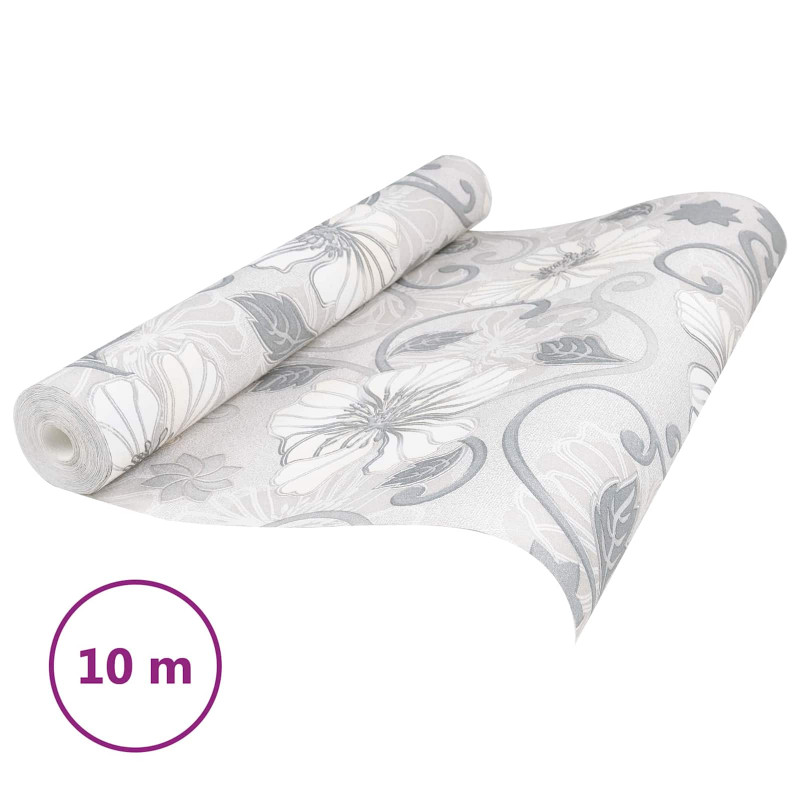 Tapeta 3D Solid Paski Kwiat 10 x 0,53 m Tkanina nienałożona
