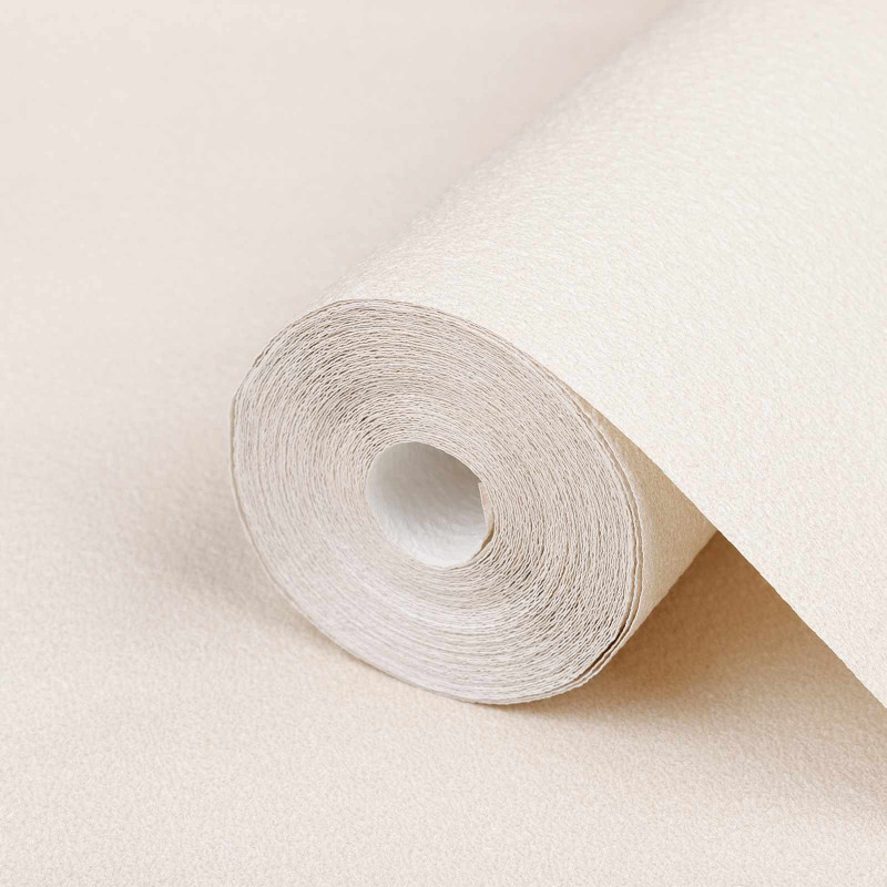 Tapeta 3D Solid Paski kremowy 10 x 0,53 m Tkanina nienałożona
