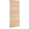 Drzwi do stodoły naturalny 90 x 2,5 x 208 cm