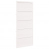 Drzwi do stodoły Biały 90 x 2,5 x 208 cm Lite drewno sosnowe
