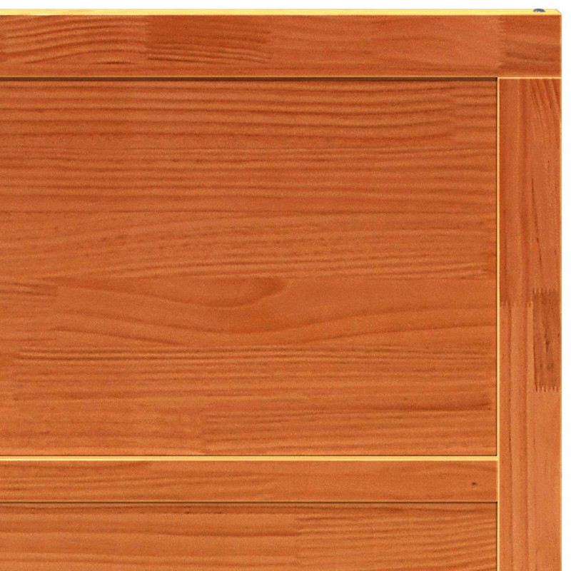 Drzwi do stodoły Woskowany brąz 80 x 2,5 x 208 cm