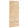 Drzwi do stodoły naturalny 100 x 2,5 x 208 cm