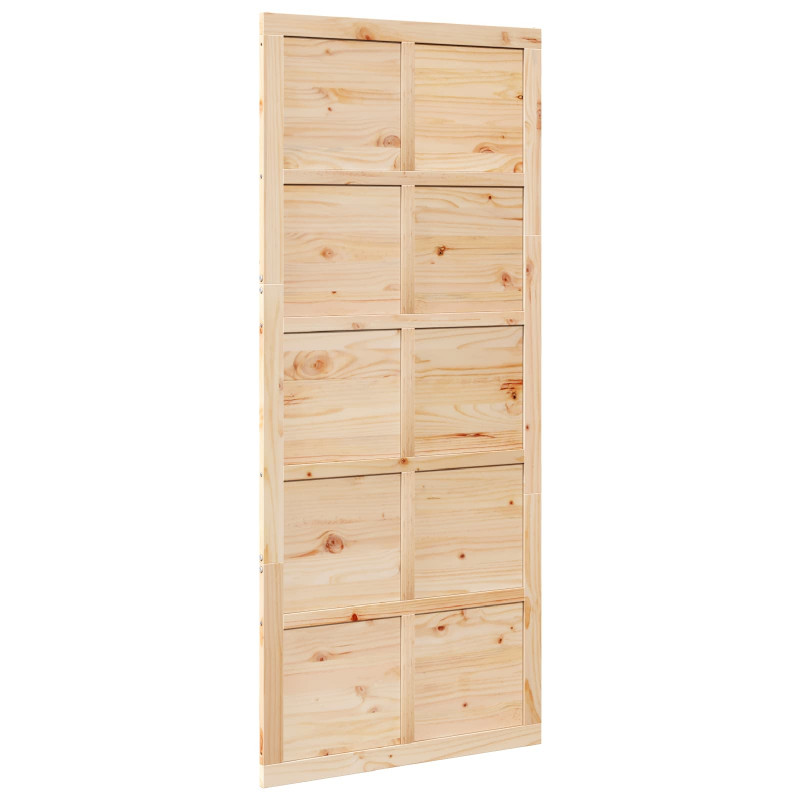 Drzwi do stodoły naturalny 100 x 2,5 x 208 cm