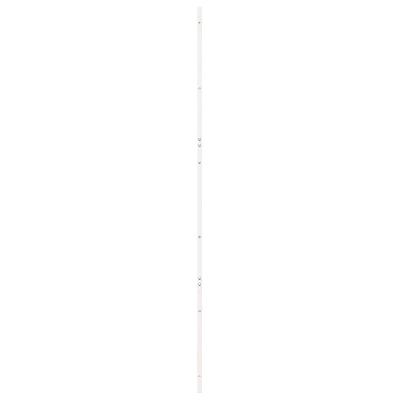 Drzwi do stodoły Biały 100 x 2,5 x 208 cm Lite drewno sosnowe