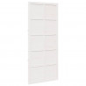 Drzwi do stodoły Biały 90 x 2,5 x 208 cm Lite drewno sosnowe
